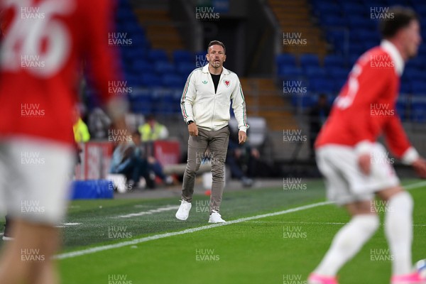 020626 - Wales v Ghana - International Friendly - Craig Bellamy, Wales Manager