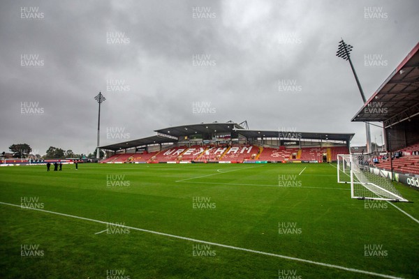 111023 - Wales v Gibraltar - International Challenge Match - General view of SToK Cae Ras (The Racecourse Ground)