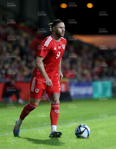 111023 - Wales v Gibraltar - International Challenge Match - Wes Burns of Wales
