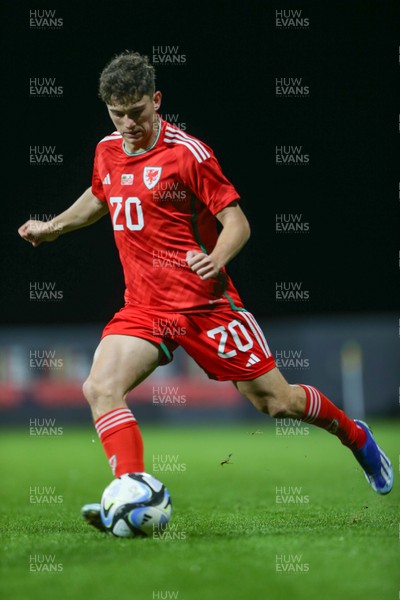 111023 - Wales v Gibraltar - International Challenge Match - Dan James of Wales on the ball