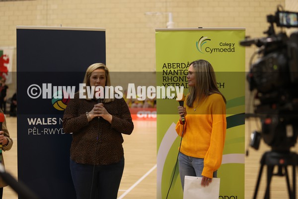 160122 - Wales International Test Series - Wales v Gibraltar - Wales Netball CEO Vicki Sutton