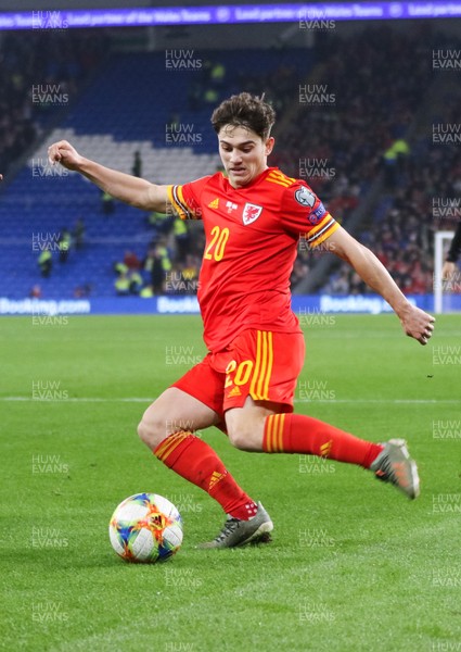 191119 - Wales v Hungary, European Cup 2020 Qualifier - Daniel James of Wales