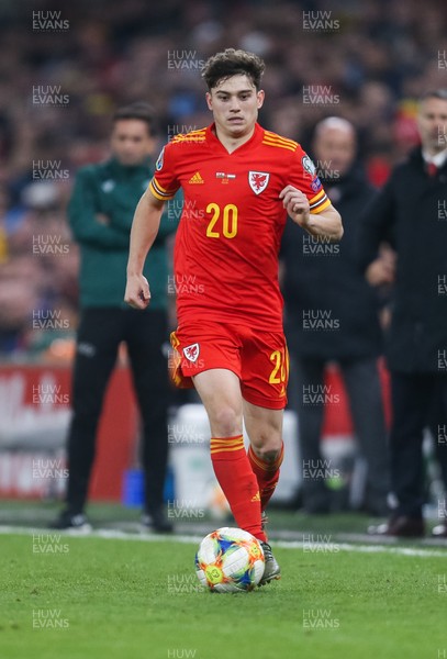 191119 - Wales v Hungary, European Cup 2020 Qualifier - Daniel James of Wales
