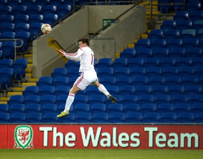 050314 - Wales v Iceland - Friendly -Gareth Bale of Wales with empty seats in the background