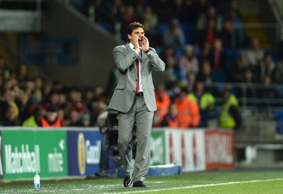 050314 - Wales v Iceland - Friendly -Wales Manager Chris Coleman