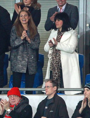 050314 - Wales v Iceland - Vauxhall International Friendly - Chris Coleman's partner Charlotte Jackson