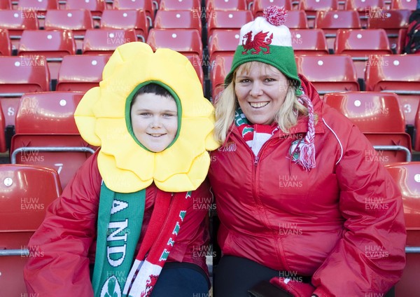 020213 -  Wales v Ireland - RBS 6Nations - Fans inside the stadium before the game 