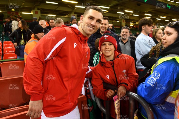 040223 - Wales v Ireland - Guinness Six Nations - George North of Wales at the end of the game