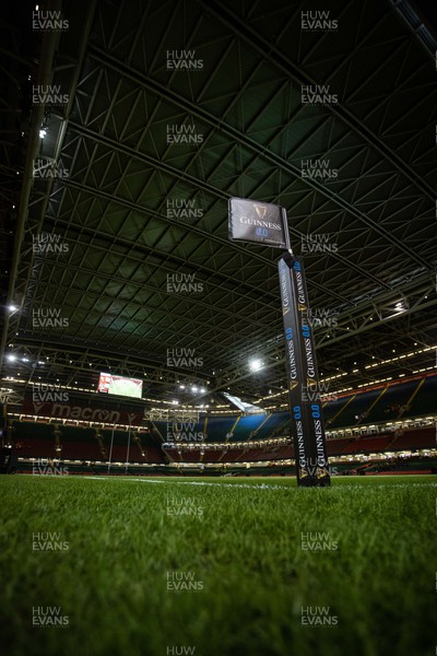 040223 - Wales v Ireland - Guinness Six Nations Championship - General View of the Principality Stadium before the game