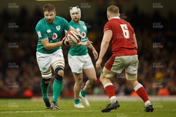 040223 - Wales v Ireland - Guinness Six Nations - Iain Henderson of Ireland