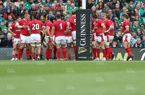 070919 - Wales v Ireland - Guinness Series 2019 - RWC Warm Up - Dejected Wales