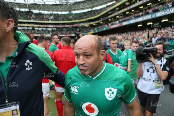 070919 - Wales v Ireland - Guinness Series 2019 - RWC Warm Up - An emotional Rory Best of Ireland at the end of his last home game in Dublin