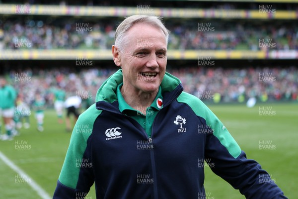 070919 - Wales v Ireland - Guinness Series 2019 - RWC Warm Up - Ireland head coach Joe Schmidt
