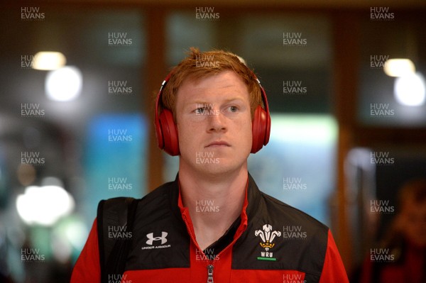 070919 - Ireland v Wales - International Rugby Union - Rhys Patchell arrives