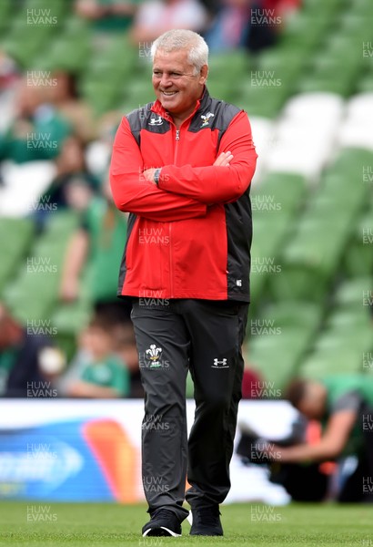 070919 - Ireland v Wales - International Rugby Union - Wales head coach Warren Gatland