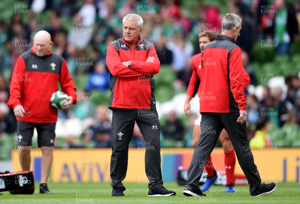 070919 - Ireland v Wales - International Rugby Union - Wales head coach Warren Gatland