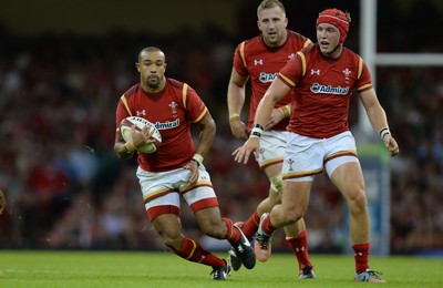 080815 - Wales v Ireland - Dove Men Series 2015 -Eli Walker of Wales