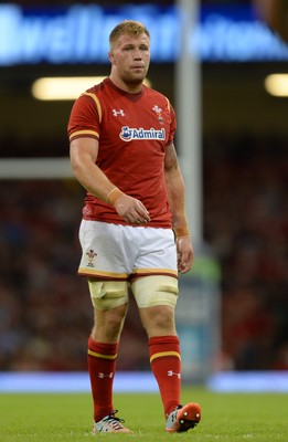 080815 - Wales v Ireland - Dove Men Series 2015 -Ross Moriarty of Wales