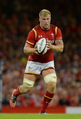 080815 - Wales v Ireland - Dove Men Series 2015 -Ross Moriarty of Wales