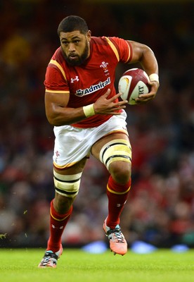 080815 - Wales v Ireland - Dove Men Series 2015 -Taulupe Faletau of Wales