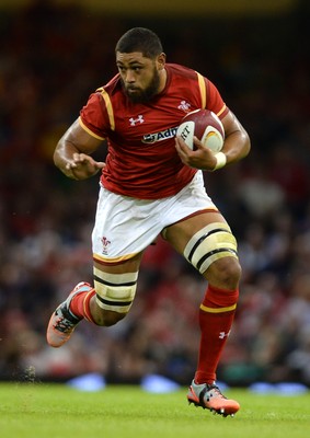 080815 - Wales v Ireland - Dove Men Series 2015 -Taulupe Faletau of Wales