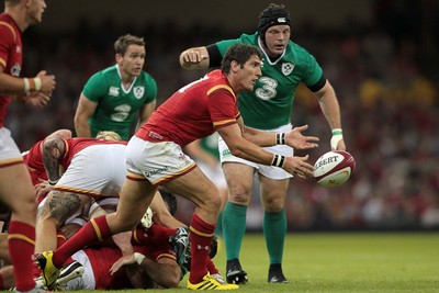 080815 - Wales v Ireland - Dove Mens Series - James Hook of Wales