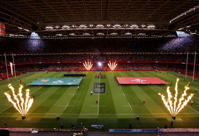 080815 - Wales v Ireland - Dove Men+Care Test - Wales and Ireland take the field