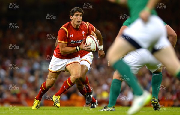 080815 - Wales v Ireland - Dove Men Series 2015 -James Hook of Wales