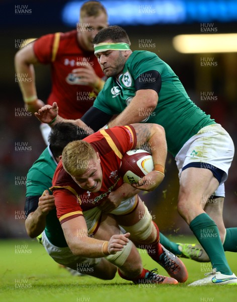 080815 - Wales v Ireland - Dove Men Series 2015 -Ross Moriarty of Wales