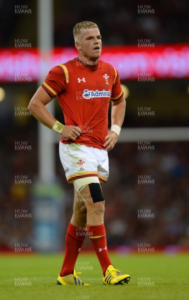 080815 - Wales v Ireland - Dove Men Series 2015 -Gareth Anscombe of Wales