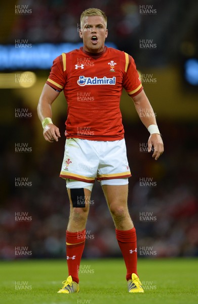 080815 - Wales v Ireland - Dove Men Series 2015 -Gareth Anscombe of Wales