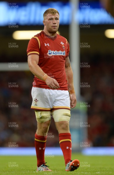 080815 - Wales v Ireland - Dove Men Series 2015 -Ross Moriarty of Wales