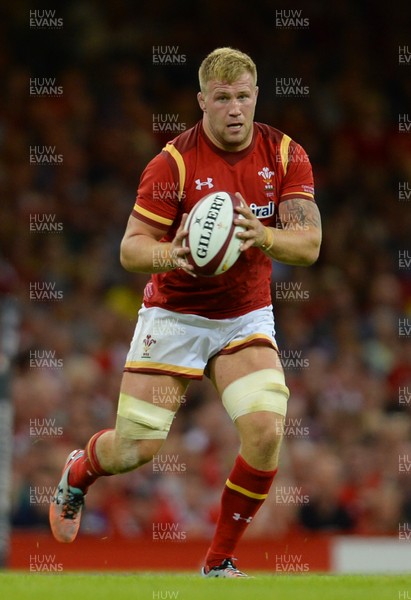 080815 - Wales v Ireland - Dove Men Series 2015 -Ross Moriarty of Wales