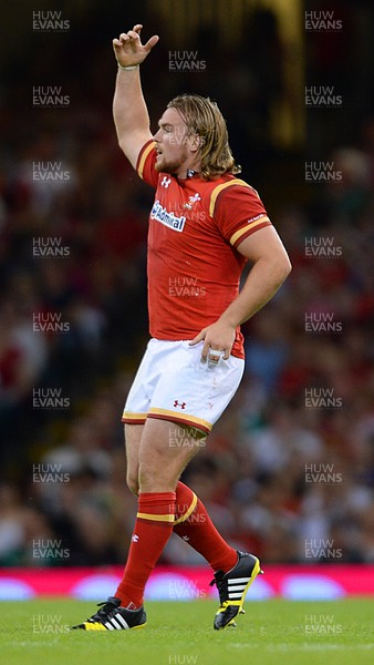 080815 - Wales v Ireland - Dove Men Series 2015 -Kristian Dacey of Wales