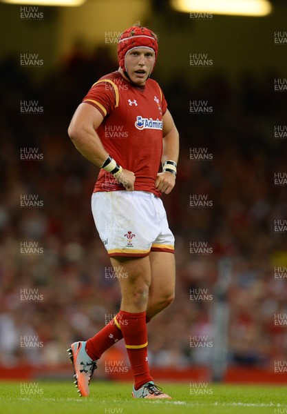 080815 - Wales v Ireland - Dove Men Series 2015 -Tyler Morgan of Wales