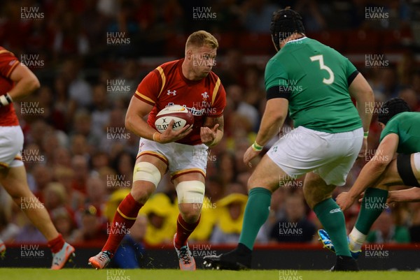 080815 - Wales v Ireland - Dove Men Series 2015 -Ross Moriarty of Wales