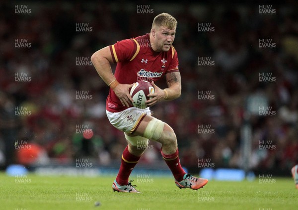 080815 - Wales v Ireland - Dove Mens Series - Ross Moriarty of Wales