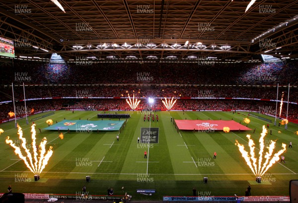 080815 - Wales v Ireland - Dove Men+Care Test - Wales and Ireland take the field