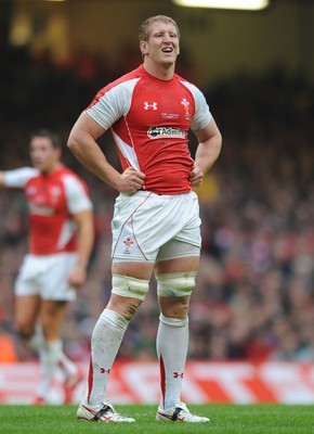 12.03.11 - Wales v Ireland - RBS Six Nations 2011 - Bradley Davies of Wales. 