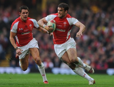 12.03.11 - Wales v Ireland - RBS Six Nations 2011 - Jamie Roberts of Wales. 