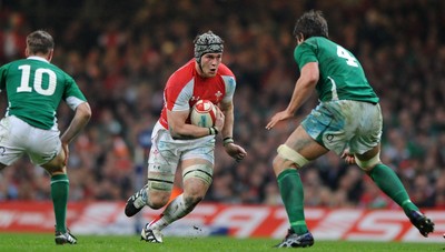 12.03.11 - Wales v Ireland - RBS Six Nations 2011 - Dan Lydiate of Wales. 
