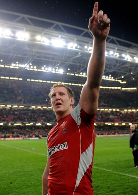 12.03.11 - Wales v Ireland - RBS Six Nations 2011 - Bradley Davies of Wales. 