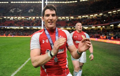 12.03.11 - Wales v Ireland - RBS Six Nations 2011 - James Hook of Wales. 