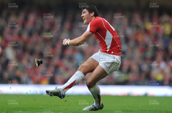 12.03.11 - Wales v Ireland - RBS Six Nations 2011 - James Hook of Wales. 