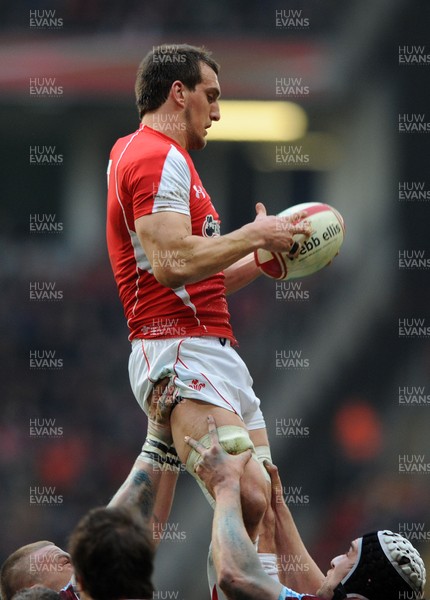 12.03.11 - Wales v Ireland - RBS Six Nations 2011 - Sam Warburton of Wales. 