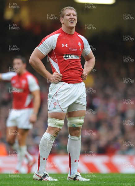 12.03.11 - Wales v Ireland - RBS Six Nations 2011 - Bradley Davies of Wales. 