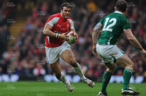 12.03.11 - Wales v Ireland - RBS Six Nations 2011 - Jamie Roberts of Wales. 