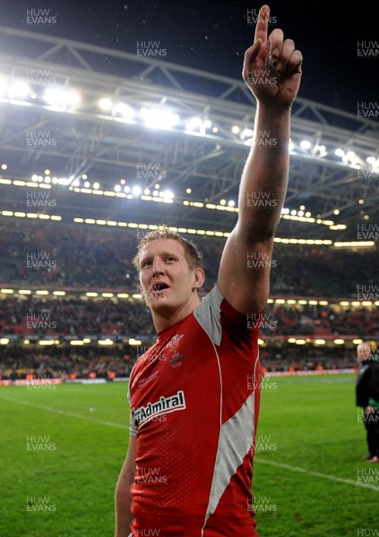 12.03.11 - Wales v Ireland - RBS Six Nations 2011 - Bradley Davies of Wales. 