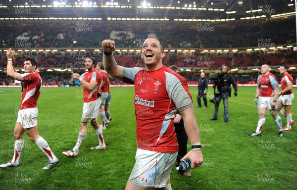 12.03.11 - Wales v Ireland - RBS Six Nations 2011 - Paul James of Wales. 