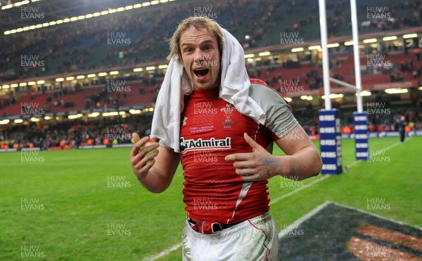 12.03.11 - Wales v Ireland - RBS Six Nations 2011 - Alun Wyn Jones of Wales. 